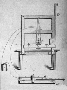 Schizzo del primo telegrafo dell