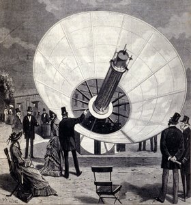 Forno solare di Augustin Mouchot e Pifre da Unknown artist