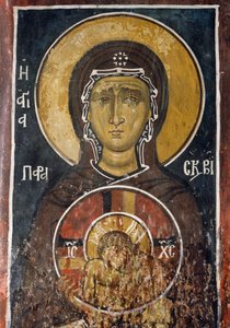 Santa Parasceve, personificazione del Venerdì Santo che tiene l