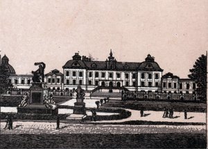 Stoccolma, Svezia: vista del castello di Drottningholm da Unknown artist