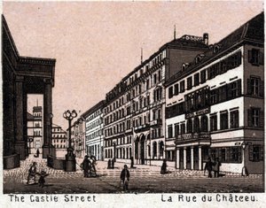 Stoccarda, Germania: vista di Schlossstraße da Unknown artist
