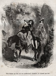 Una donna che legge questo mi soffierebbe volentieri, e non avrebbe torto. - Illustrazione per le 