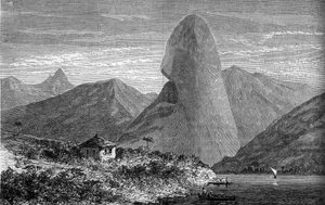 Pan di Zucchero, vicino a Rio de Janeiro, Brasile. Incisione in “Le Journal de la jeunesse”
