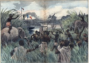 Presa di possesso del Lago Ciad (Africa)