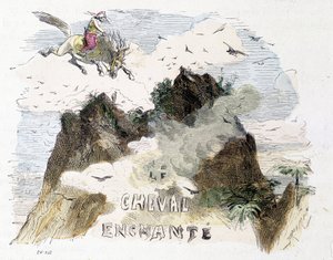 Racconto: Il cavallo incantato - in "Le Mille e una Notte", ed. Emile Guérin, raccontato da Md Bondet, Parigi, n.d. da Unknown artist