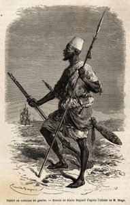 Talibe (un giovane studente che studia il Corano) dell