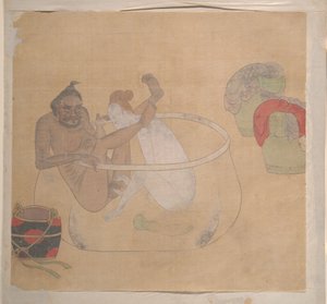 Ufficiale tartaro con signora bionda