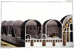 Le Terme di Caracalla a Roma. Incisione dell