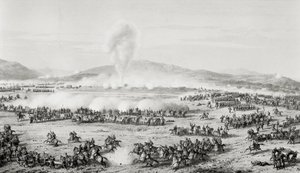 La battaglia di Tetouan, 4 febbraio da Unknown artist