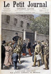 Il caso Dreyfus: la prigione militare di Rennes - in "Le Petite Journal" del 09/07/1899 da Unknown artist