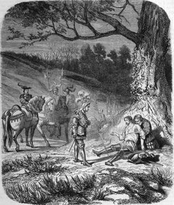 Il Duca di Borbone e Bayard morente da Unknown artist