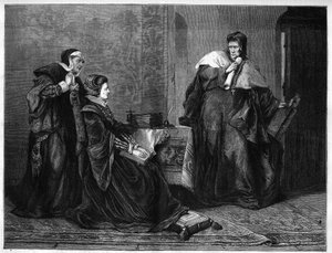 Il Gardiner Eveque presenta Lady Jeanne Grey (Jane Grey)