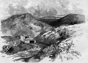 La Porta della Cina al confine del Tonchino. Incisione in 