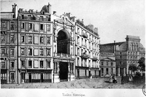 Il Teatro Storico nel 19° secolo - incisione, Carnavalet da Unknown artist