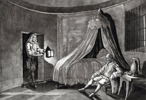 La maschera di ferro nella sua prigione sull