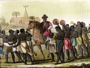 Il re del Benin (Dahomey) da Unknown artist