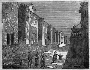 La Moschea di Cordoba in Spagna. Oggi la Cattedrale Cristiana da Unknown artist