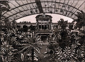 Il Palm Garden a Francoforte, Germania in 
