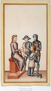 La regina di Saba - in "Arti suntuarie, storia del costume e dei mobili" da Unknown artist