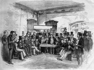 La Borsa - Buenos Aires, Argentina 1868 da Unknown artist