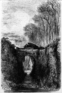 Il carro di Tespi (VI secolo a.C.). Poeta tragico greco. Grazie al suo famoso carro, avrebbe trasportato in Attica prima e poi ad Atene la prima troupe di attori itineranti, introducendo le tragedie nella città. Incisione di Gustave Doré. XIX secolo.