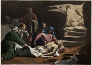 La tomba di Cristo (incisione anonima del XIX secolo) da Unknown artist
