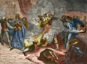 Il ballo degli ardenti o ballo dei selvaggi: in occasione del matrimonio di una dama di Isabeau (Isabella, Elisabetta) di Baviera il 28 gennaio 1393, il re si travestì e si incatenò ad altri quattro cortigiani. Suo fratello, il Duca di Orléans
