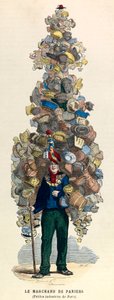 Il mercante di cesti a Parigi nel XIX secolo da Unknown artist