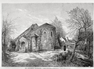 La chiesa di Saint Pierre de Montmartre - in "Il Mondo Illustrato" del 05/04/1873 da Unknown artist