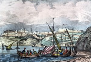 La città di Orano in Algeria nel 1840. in “L
