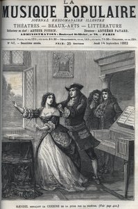 Il compositore George Frederick Handel (Georg Friedrich Handel) da Unknown artist