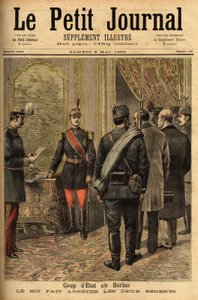 Il colpo di stato del 14/04/1893 di Alessandro I Obrenovic (1876-1903) da Unknown artist