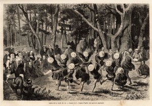 La danza del riso, che si svolge nel decimo mese dell