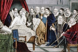 La morte di Calvino (1509 - 1564) il 24/05/1564.
