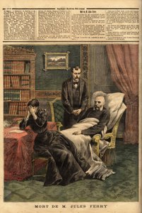 La morte di Jules Ferry (1832-1893) da Unknown artist