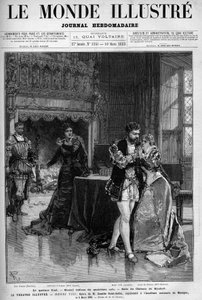 Il quartetto finale, il secondo quadro del quarto atto che si svolge nella stanza del castello di Kimbolt. Scena dell