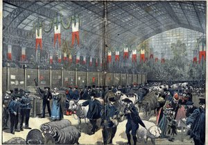 Il concorso generale agricolo di Parigi - 14 marzo da Unknown artist