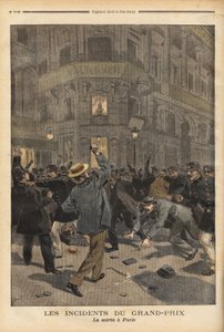 La lotta generale continuò nelle strade di Parigi di notte, riunì gli anarchici che pensavano di essere protetti dalle parole del Ministro dell