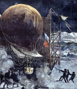 Il pallone a idrogeno Oernen (Aquila) dell