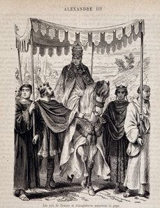 I re di Francia Luigi VII il Giovane (1120 - 1180) e d