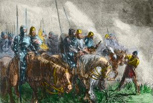 La mattina della battaglia di Azincourt - Guerra dei Cent