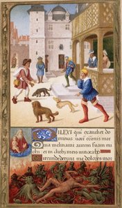 La peste, Francia XVI secolo da Unknown artist