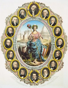 I presidenti degli Stati Uniti con il simbolo dell
