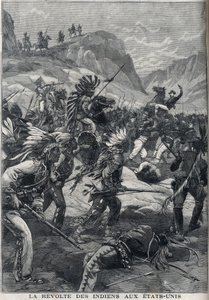 La rivolta degli indiani pellerossa del Minnesota settentrionale negli Stati Uniti nel 1898 da Unknown artist
