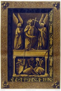 La resurrezione di Cristo, copertina in vermeil da Unknown artist