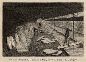 I pozzi di sale di Ho-Boung, le gallerie aperte sul lato della montagna, profonde 20 metri, sono sostenute da telai di legno, l