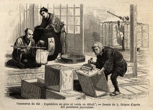 Il commercio del tè: spedizione all