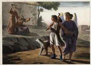 La partenza di Tobia accompagnato dall