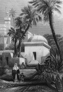 Tombe degli abitanti moreschi in un cimitero di Algeri a Bab-el-Oued da Unknown artist