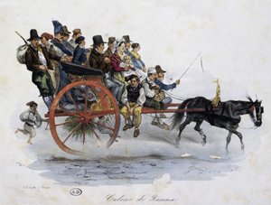 Trasporto comune: carrozza da Unknown artist